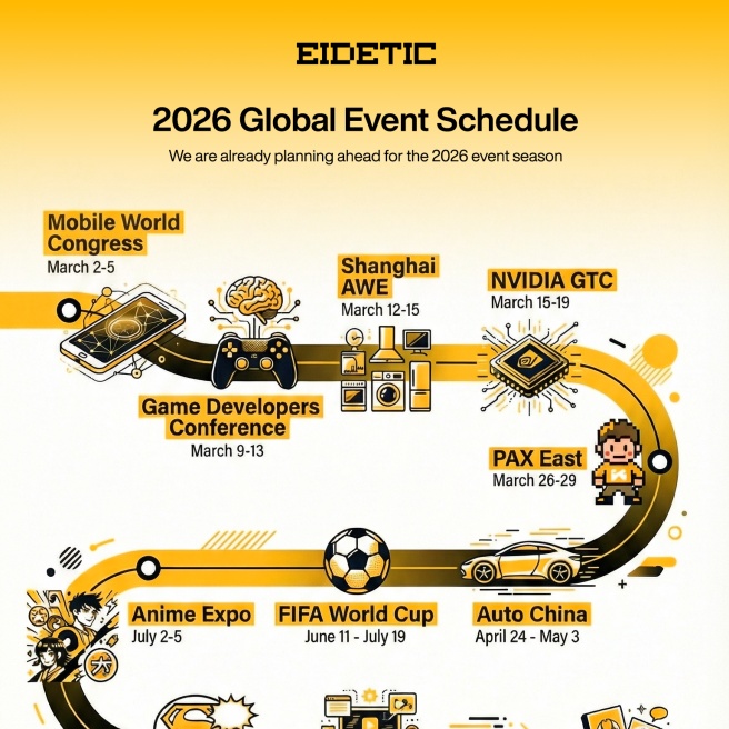 Eidetic Marketing 2026 global events and global exhibitions